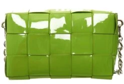 Public Desire Green The Mayan Weave Silver Chain Detail Shoulder Bag -Jack & Jones Store 27461 3