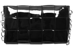 Public Desire Black The Mayan Weave Silver Chain Detail Shoulder Bag -Jack & Jones Store 27465 3