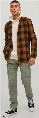 Jack & Jones Grey / Dune Ace Tucker Cargo Trousers 3 Jack & Jones Grey / Dune Ace Tucker Cargo Trousers - Image 3