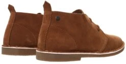 Jack & Jones Brown / Cognac Cow Leather Desert Boots -Jack & Jones Store 27469 3