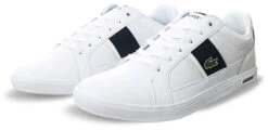 Lacoste White/Navy Europa 0722 Trainers