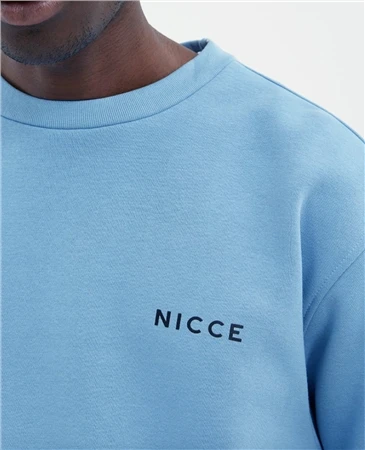 Nicce Allure Blue Mens Chest Logo T-Shirt 2 Nicce Allure Blue Mens Chest Logo T-Shirt - Image 2
