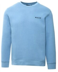 Nicce Allure Blue Mens Chest Logo T-Shirt