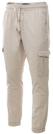 Brave Soul Stone Pocket Detail Cuffed Cargo Pants