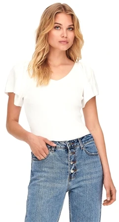 Only White / Eggnog Leelo Knit Pullover