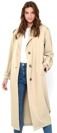 Only White / Humus Line Long Trenchcoat