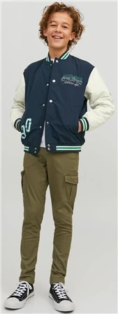 Jack & Jones Blue / Navy Blazer Junior Varsity Jacket 3 Jack & Jones Blue / Navy Blazer Junior Varsity Jacket - Image 3