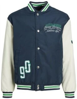 Jack & Jones Blue / Navy Blazer Junior Varsity Jacket