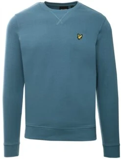 Lyle & Scott Skipton Blue Crew Neck Sweatshirt