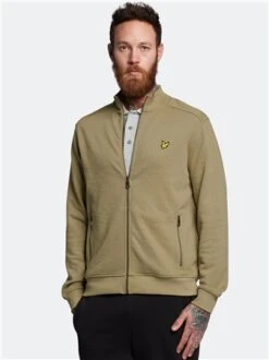 Lyle & Scott Seaweed Slub Track Top -Jack & Jones Store 27552 3