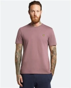Lyle & Scott Hutton Pink Plain T-Shirt 7 Lyle & Scott Hutton Pink Plain T-Shirt -Jack & Jones Store 27553 3