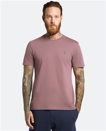 Lyle & Scott Hutton Pink Plain T-Shirt 4 Lyle & Scott Hutton Pink Plain T-Shirt - Image 4