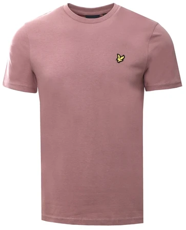 Lyle & Scott Hutton Pink Plain T-Shirt 1 Lyle & Scott Hutton Pink Plain T-Shirt