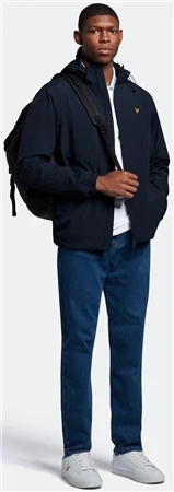 Lyle & Scott Dark Navy Zip Through Hooded Jacket 3 Lyle & Scott Dark Navy Zip Through Hooded Jacket - Image 3