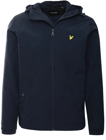Lyle & Scott Dark Navy Zip Through Hooded Jacket 1 Lyle & Scott Dark Navy Zip Through Hooded Jacket