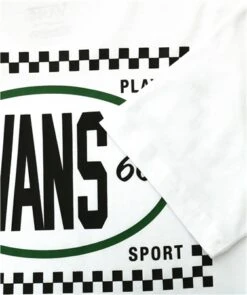 Vans White Team Player Checker Board T-Shirt -Jack & Jones Store 27577 2
