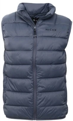 Nicce Blue Smoke Skyline Gilet