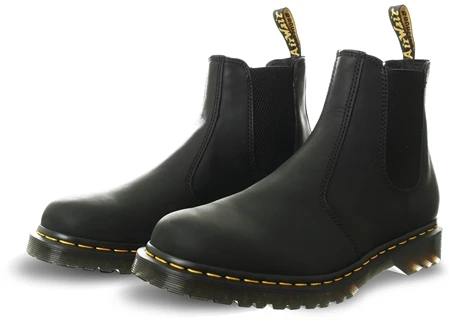 Dr. Martens Dr Martens Black 2976 Waxed Full Grain Leather Chelsea Boots 1 Dr. Martens Dr Martens Black 2976 Waxed Full Grain Leather Chelsea Boots