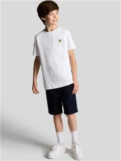 Lyle & Scott Bright White Junior Logo T-Shirt -Jack & Jones Store 27610 2