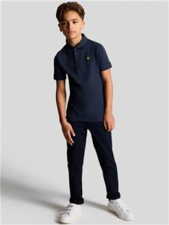 Lyle & Scott Navy Junior Polo Shirt -Jack & Jones Store 27613 2
