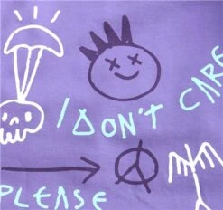 Dv8 Lavender Printed Crew Neck Sweatshirt -Jack & Jones Store 27639 2