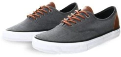 Jack & Jones Grey / Chambray Grey Curtis Casual Canvas Sneakers
