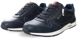 Mustang Navy Lace Up Trainers