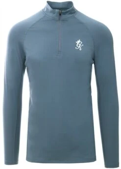 Gym King Petrol Blue Energy 1/4 Zip Funnel