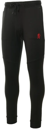 Gym King Black Ascent Panel Tracksuit Bottom