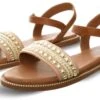 S.Oliver Rose Slip On Embellished Sandal