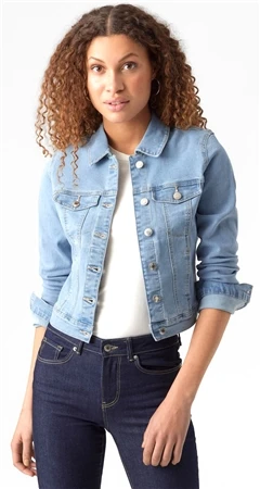 Veromoda Light Blue Denim Luna Denim Jacket