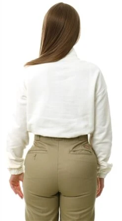 Vans Marshmallow Left Chest Half Zip Sweatshirt -Jack & Jones Store 27778 3