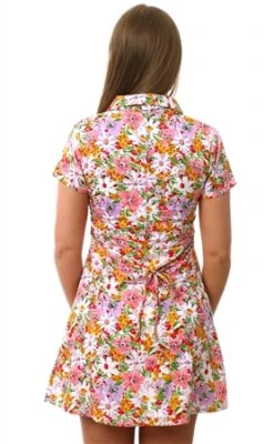 Qed Cream Floral Button Shirt Dress -Jack & Jones Store 27799 3