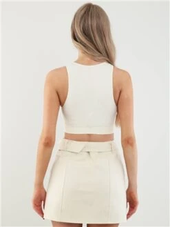 Saint Genies Cream Sybil Cargo Skirt -Jack & Jones Store 27802 3