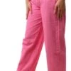 Forever Denim Pink Wide Leg Baggy Jean