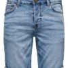 Only & Sons Blue / Blue Denim Ply Life Jog Blue Shorts