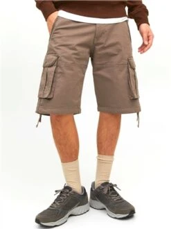 Jack & Jones Grey / Falcon Zeus Cargo Shorts -Jack & Jones Store 27819 3