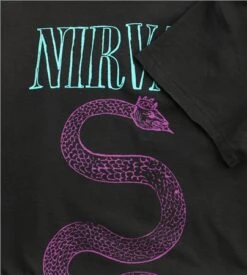 Amplified Charcoal Nirvana Serve The Serpents T-Shirt -Jack & Jones Store 27827 2
