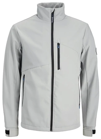 Jack & Jones Grey / High Rise Grey Arc Softshell Jacket 1 Jack & Jones Grey / High Rise Grey Arc Softshell Jacket
