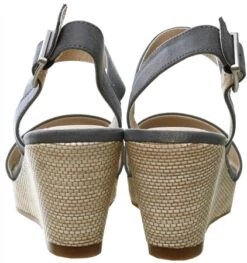 S.Oliver Blue / Cream Wedge Sandal -Jack & Jones Store 27846 2