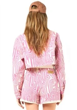 Noisy May Brazzilian Sand Drew High Waisted Printet Denim Shorts -Jack & Jones Store 27851 3