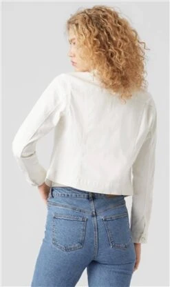 Veromoda Cloud Dancer Luna Denim Jacket -Jack & Jones Store 27860 3