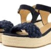 Bull Boxer Blue / Cream Espadrilles Wedge Sandal