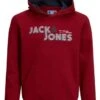 Jack & Jones Red / Biking Red Junior Friday Sweat Hoodie