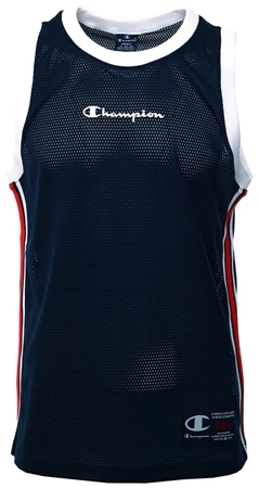 Champion Dark Blue Retro Basketball Mesh Vest