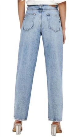 Only Blue / Medium Blue Denim Robyn Life Hw Ankle Straight Fit Jeans 7 Only Blue / Medium Blue Denim Robyn Life Hw Ankle Straight Fit Jeans -Jack & Jones Store 27971 3