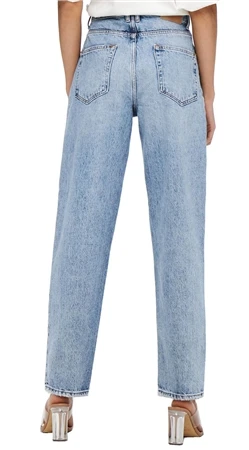 Only Blue / Medium Blue Denim Robyn Life Hw Ankle Straight Fit Jeans 4 Only Blue / Medium Blue Denim Robyn Life Hw Ankle Straight Fit Jeans - Image 4