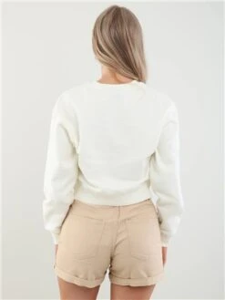 Veromoda Irish Cream Zuri Loose Fit High Rise Fold Up Hems Shorts -Jack & Jones Store 27994 3