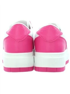 No Doubt Pink / White Panel Lace Up Trainer -Jack & Jones Store 28027 2