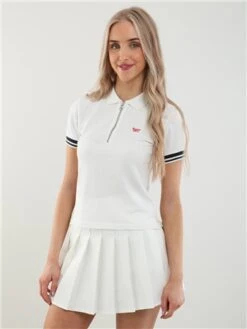 Saint Genies Cream Mini Pleated Skort